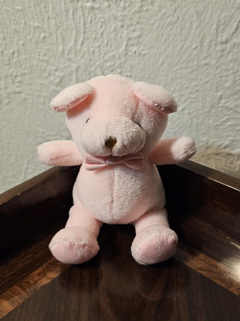 Plush Pink Pig Small Pet Toy - Soft Comfort Companion